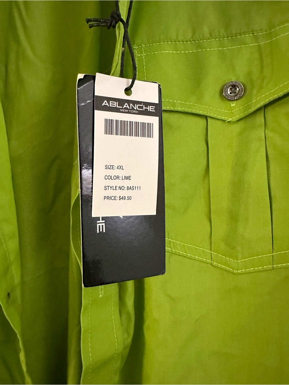 Ablanche Men's Lightweight Short-Sleeve Shirt - Picture 3 of 6